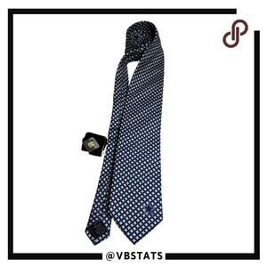 Eagle Wings Men's NFL Dallas Cowboys Diamante‎ Silk Neck Tie Blue White NWT